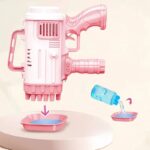 Kids 32 Holes Bubble Blowing Toy Full Automatic Bubble Machine For Kids - TE10026 - Image 3