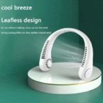 Mini Neck Portable No Bladeless Hanging Neck Rechargeable Air Cooler Mini Summer Sport Fan (random Colors) - Image 3