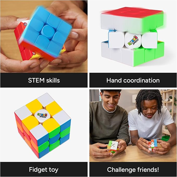 afa69b2117dfdea4f9121d391d049310 Rubiks Cube, 3x3 Speed Cube, Problem-Solving Challenging Puzzle - Image 4