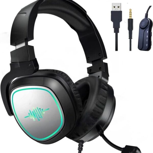 GAMELITE G1P Gaming Headset | Bass Surround Sound | Noise Cancelling Mic | 3.5mm Wired