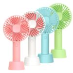 Mini Fan Portable fan Desk Fan High Velocity Electric Fan USB Rechargeable Student Fan Design Mini Fan Portable Hand Held Fan For Office 1Pcs | Electric fan mini for school kids rechargeable fan for students - Image 6