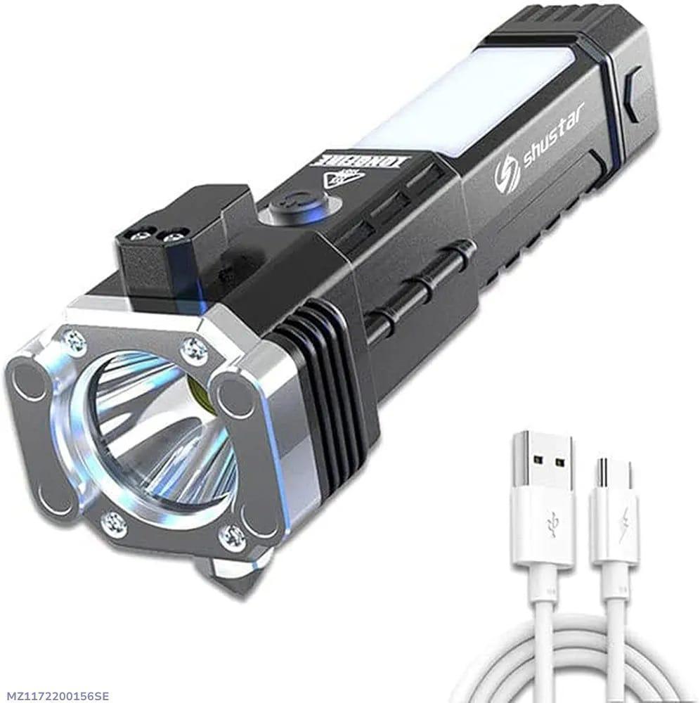 IMG-20250712-WA0051 Rechargeable LED Torch Light – Waterproof, Energy Saving, Durable & Energy Saving long Battery Life, Heavy Duty - Image 6