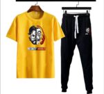 2 Pcs Men's Micro Interlock Graphic Sublimation Tracksuit – Comfortable & Stylish Casual Wear Set