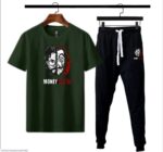 2 Pcs Men's Micro Interlock Graphic Sublimation Tracksuit – Comfortable & Stylish Casual Wear Set