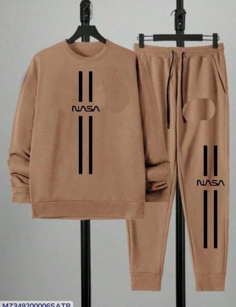 Unisex Dri-Fit Printed Sweatshirt & Track Suit – 2 Piece Sportswear Set