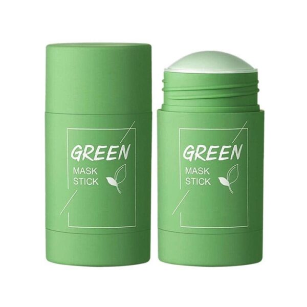 Green Tea Mask Stick – Deep Cleansing Oil Control Blackhead Remover Face Mask for All Skin Types