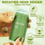 Green Tea Mask Stick – Deep Cleansing Oil Control Blackhead Remover Face Mask for All Skin Types - Image 2