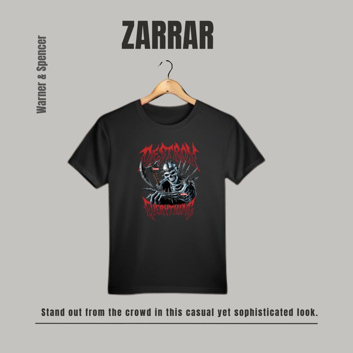 ZARRAR “Destroy Everything” Premium Graphic T-Shirt - Image 1