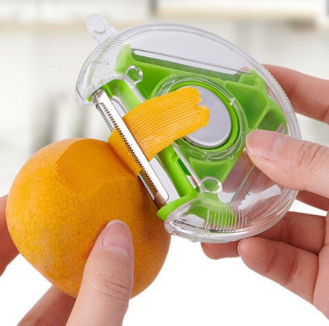 Rotary Vegetable Peeler with 3 Blades