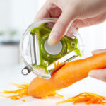 Rotary Vegetable Peeler with 3 Blades - Image 4