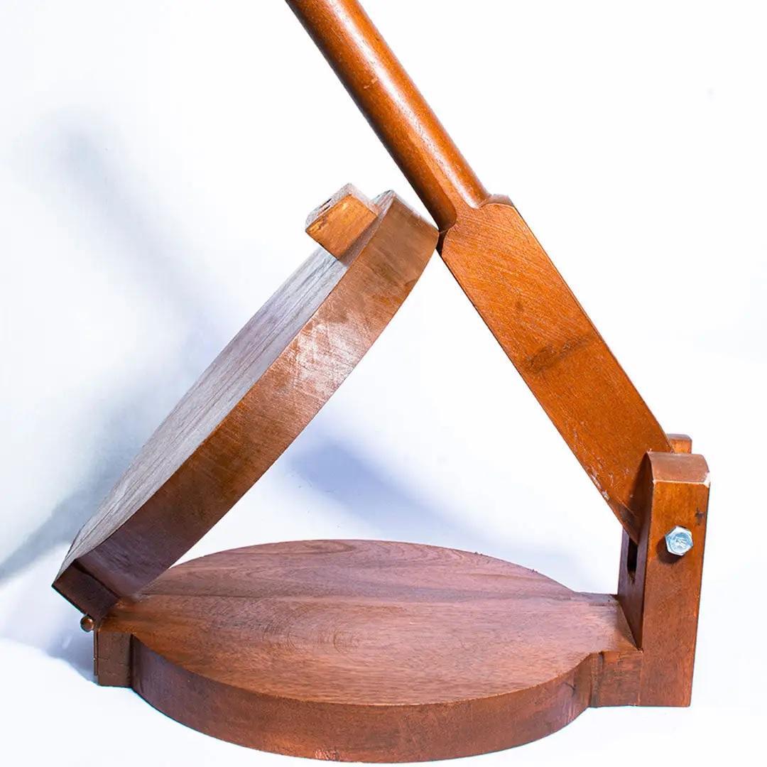 MZ1629200031KGBR-media-1 Wooden Roti Maker – Premium Handmade Roti Press for Perfect Round Chapatis - Image 2