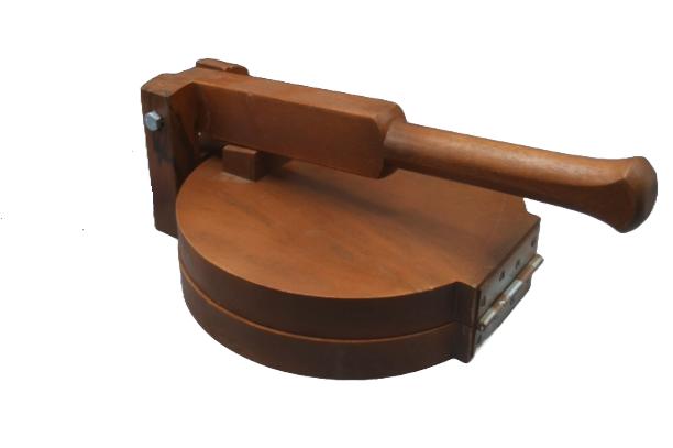 MZ1629200031KGBR-media-4 Wooden Roti Maker – Premium Handmade Roti Press for Perfect Round Chapatis - Image 5