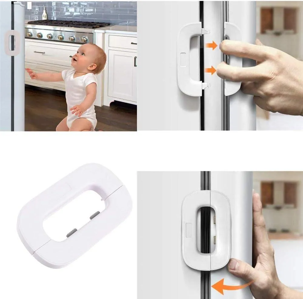 MZ51100000508AFTS-media-6 Multi-Purpose Safety Lock – Child Proof Lock for Fridge, Cabinets & Drawers - Image 4