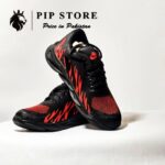 Men's Red Fire Joggers – Comfortable Rubberized Jogger Pants for Casual & Sportswear