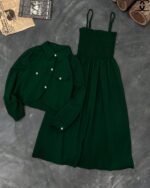 Trendy women and girls stylish and unique western dress - Image 6