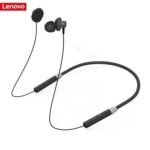 Lenovo HE05 Neckband Bluetooth Earphones – Neckband Style Wireless with IPX5, BT 5.0 & Deep Bass