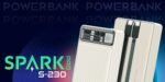 Audionic Spark Pro S-200 20000mAh Power Bank – 22.5W PD + QC3.0 Fast Charging, Dual Output, LED Display - Image 2