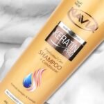 Navia Keratin Pro Gold Shampoo + Conditioner - Shine & Repair (400ml/200ml) - Image 3