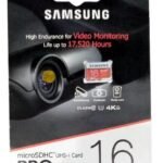 Samsung Pro 16GB MicroSD Memory Card - Ultra 4K HD, Waterproof, Shockproof, Magnet Proof, Temperature Proof, 2.0 Speed