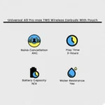 Wireless Bluetooth Earbuds with LED Display & Touch Control – Noise Reduction, Long Battery Life - Image 3